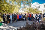 В Запорожской облбольнице появилась памятная аллея, посвященная 70-летию учреждения