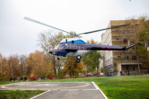 Санавиация в Запорожской областной клинической больнице