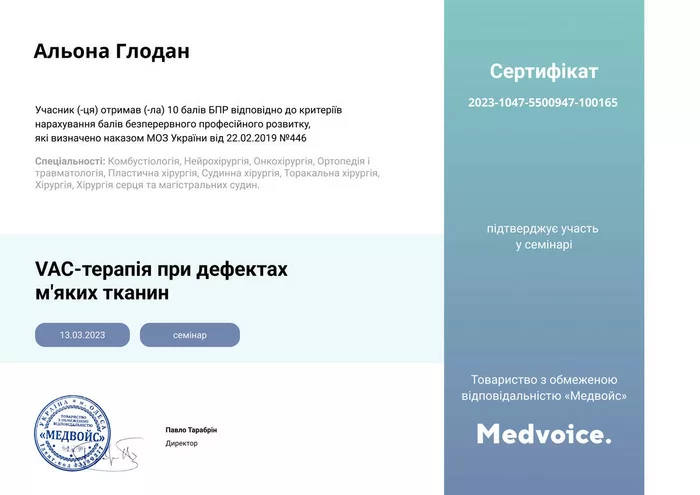 Глодан Альона Олегівна