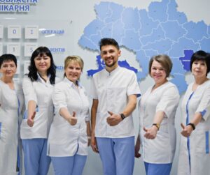 Медичиний персонал обласної лікарні Запоріжжя