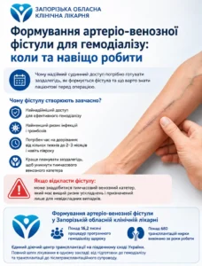 артеріовенозної фістули